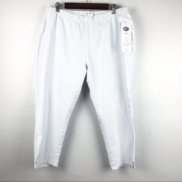 NWT DG2 Diane Gilman Pull On Capri Pants - Picture 1 of 6
